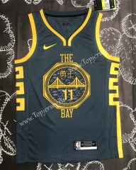 2018 Golden State Warriors Gray #11 NBA Jersey-311