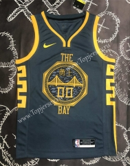 2018 Golden State Warriors Gray #00 NBA Jersey-311