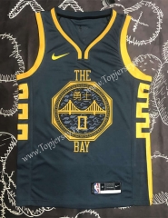 2018 Golden State Warriors Gray #0 NBA Jersey-311