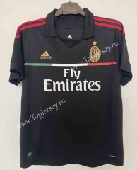 Retro Version 11-12 AC Milan 2nd Away Black Thailand Soccer Jersey AAA-1332