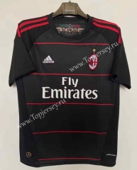 Retro Version 10-11 AC Milan 2nd Away Black Thailand Soccer Jersey AAA-1332