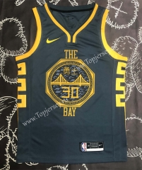 2018 Golden State Warriors Gray #30 NBA Jersey-311