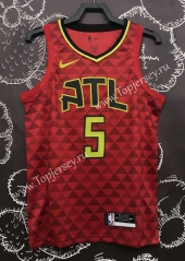 Atlanta Hawks Red #5 NBA Jersey-311