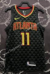 Atlanta Hawks Black #11 NBA Jersey-311