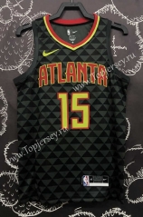 Atlanta Hawks Black #15 NBA Jersey-311