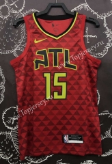 Atlanta Hawks Red #15 NBA Jersey-311