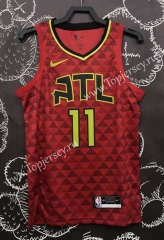 Atlanta Hawks Red #11 NBA Jersey-311