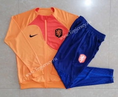 2022-2023 Netherlands Orange Thailand Soccer Jacket Uniform-815