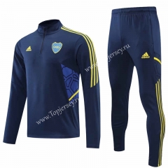 2022-2023 Boca Juniors Royal Blue Thailand Soccer Tracksuit-4627