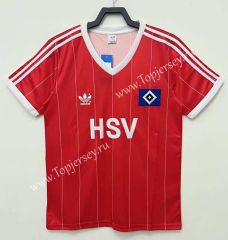 Retro Version 83-84 Hamburger SV Away Red Thailand Soccer Jersey AAA-811
