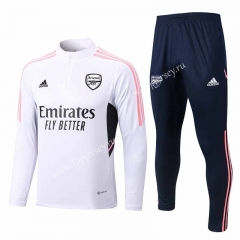 2022-2023 Arsenal White Thailand Soccer Tracksuit-815