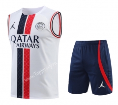 2022-2023 Paris SG White Thailand Soccer Vest Uniform-418