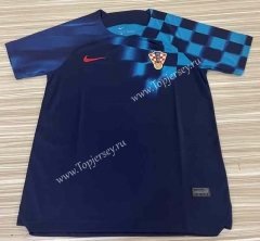 2022-2023 World Cup Croatia Away Royal Blue Thailand Soccer Jersey AAA-7138