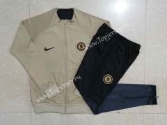 2022-2023 Chelsea Earth-Yellow Thailand Soccer Jacket Uniform -815