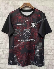 2022-2023 Toulouse Black&Red Thailand Rugby Shirt