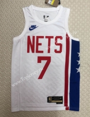 2022-2023 Retro Edition Brooklyn Nets White #7 NBA Jersey-311