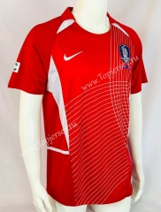 Retro Version 2002 Korea Republic Home Red Thailand Soccer Jersey AAA-503