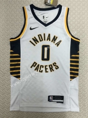 2022-2023 Indiana Pacers Home White #0 NBA Jersey-311