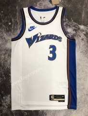 2022-2023 Retro Edition Washington Wizards White #3 NBA Jersey-311