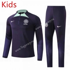 2022-2023 Inter Milan Navy Blue Kids/Youth Tracksuit -GDP
