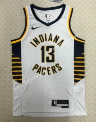 2022-2023 Indiana Pacers Home White #13 NBA Jersey-311