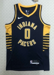 2022-2023 Indiana Pacers Away Black #0 NBA Jersey-311