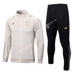 2022-2023 Germany Light Yellow Thailand Soccer Jacket Unifrom-815
