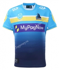 2022-2023 Titans Home Blue Thailand Rugby Shirt