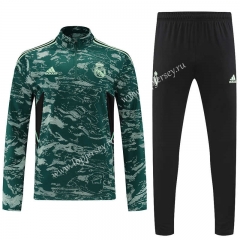 2022-2023 Real Madrid Green Thailand Soccer Tracksuit
