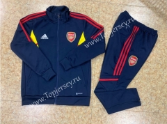 2022-2023 Arsenal Upper Cyan Thailand Soccer Jacket Uniform-GDP