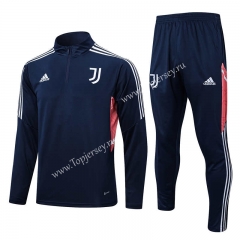 2022-2023 Juventus Royal Blue Thailand Soccer Tracksuit-815