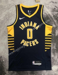 2022-2023 Indiana Pacers Away Black #0 NBA Jersey-311