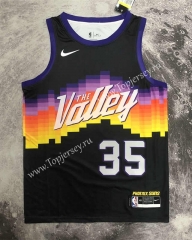 City Edition 2020-2021 Phoenix Suns Black #35 NBA Jersey-311