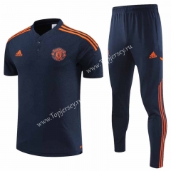 2023-2024 Bayern München Royal Blue Thailand Polo Uniform-4627