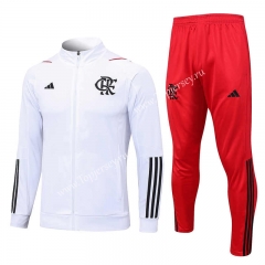 2023-2024 Flamengo White Thailand Soccer Jacket Uniform-815