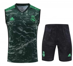 2023-2024 Real Madrid Green Thailand Soccer Vest Uniform-418