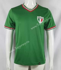 Retro Version 1970 Mexico Home Green Thailand Soccer Jersey AAA-503