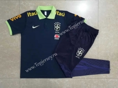 2023-2024 Brazil Royal Blue Thailand Polo Uniform-815