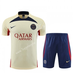 2023-2024 PSG Yellow Thailand Training Soccer Uniform