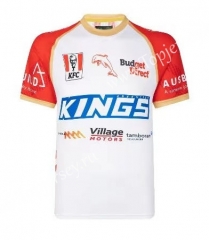 2022-2023 NRL Dolphins White Thailand Rugby Jersey