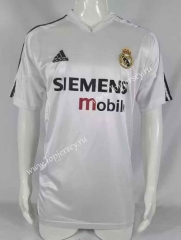 Retro Version 04-05 Real Madrid Home White Thailand Soccer Jersey AAA-503