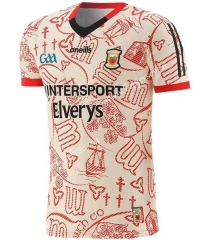 2023 GAA Red&Beige Thailand Rugby Shirt