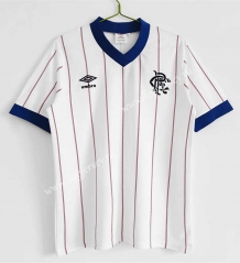 Retro Version 82-83 Rangers Away White Thailand Soccer Jersey AAA-C1046