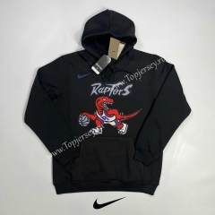 Toronto Raptors Black Tracksuit Top With Hat-GDP