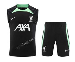2023-2024 Liverpool Black Thailand Soccer Vest Uniform-418