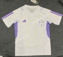 2023-2024 Cruzeiro EC White Thailand Training Soccer Jersey AAA-6032