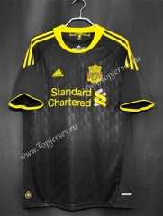 Retro Version 10-11 Liverpool 2nd Away Black Thailand Soccer Jersey AAA-C1046
