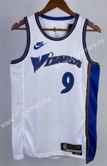 2023 Retro Edition Washington Wizards White #9 NBA Jersey-311