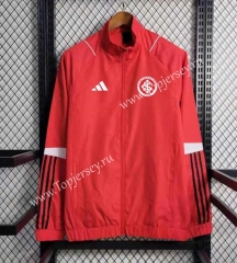 2023-2024 Brazil SC Internacional Red Trench Coats-GDP