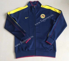 Retro Version 2011 Club América Royal Blue Thailand Soccer Jacket -9171